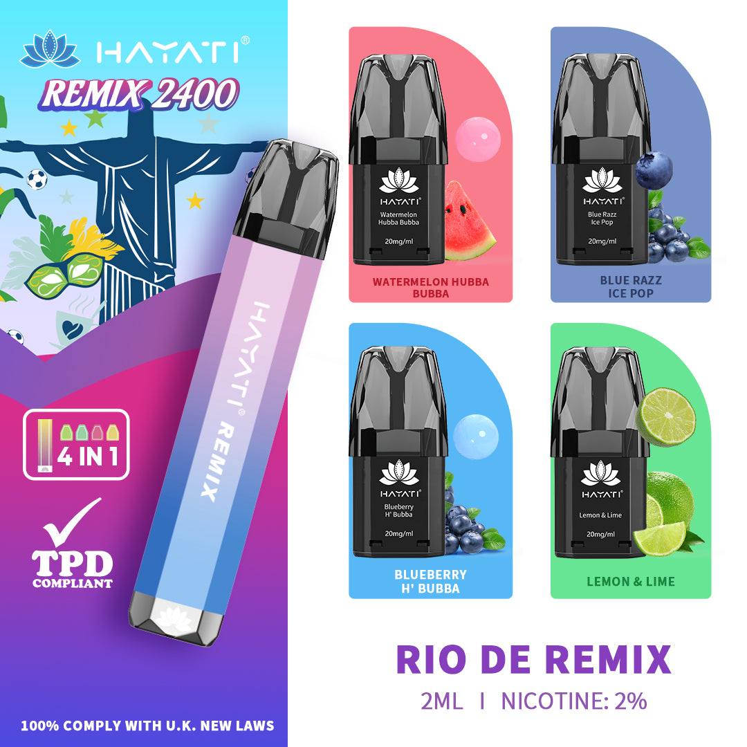 Hayati® Remix Flavour List